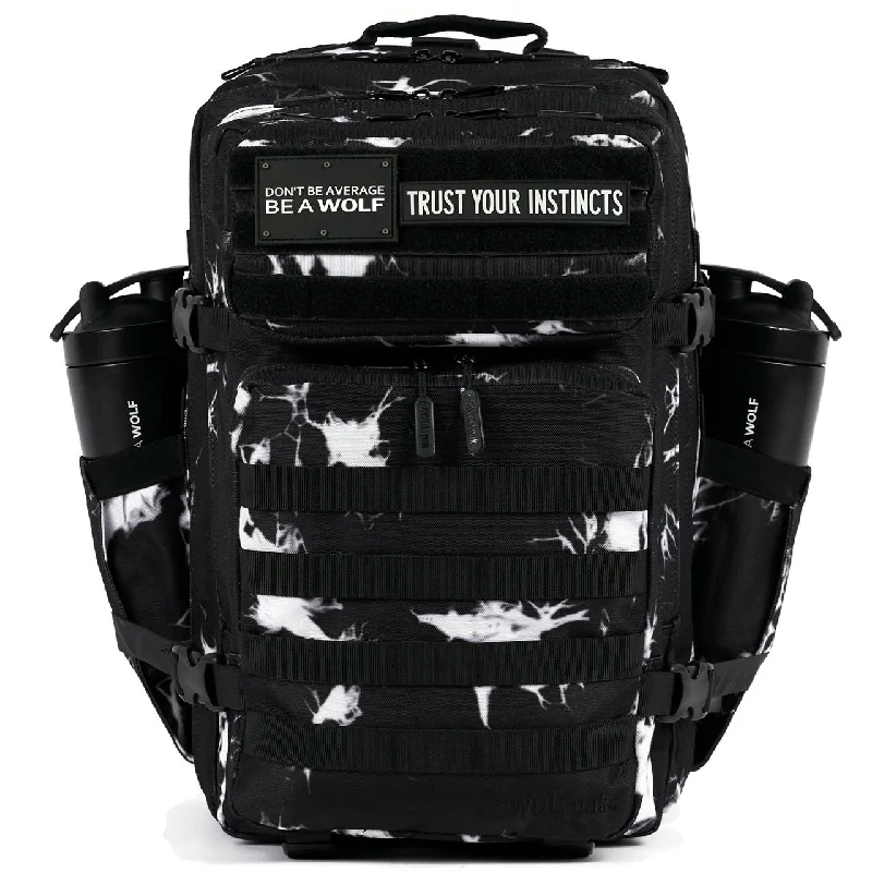 45L Backpack Black Lightning