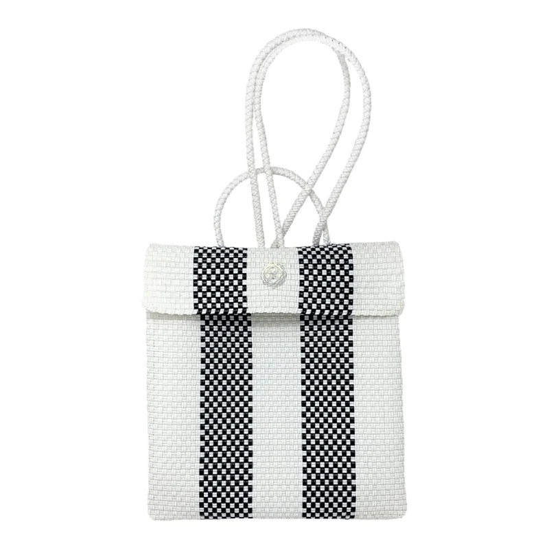 Backpack Black Striped