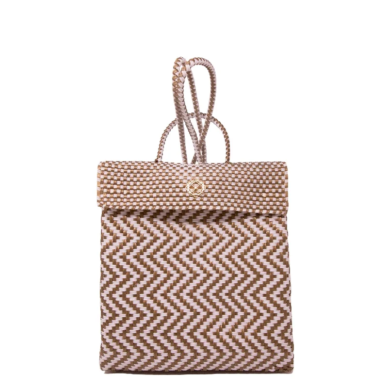 Backpack Gold Chevron