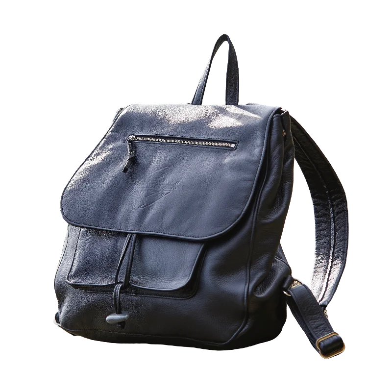 Classic Large Backpack - Reinforced Genuine Leather Backpack