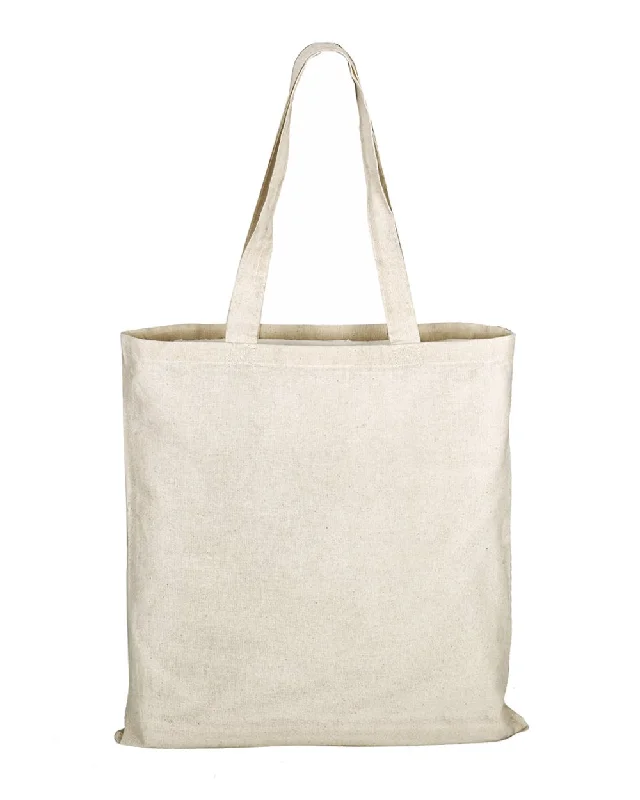 Closeout Cotton Natural Grocery Gusset Tote Bag - TG110