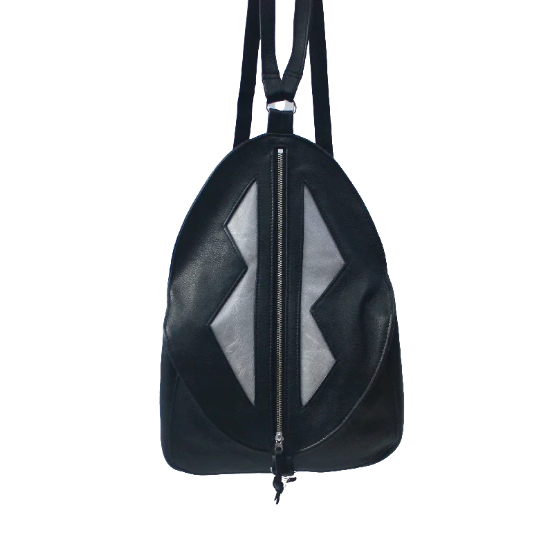 Egg Bag Zig Zag Backpack - Unique Leather Backpack