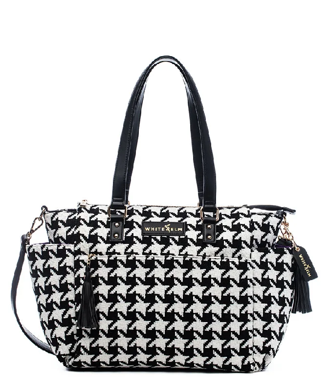 Gemini Convertible Backpack - Houndstooth