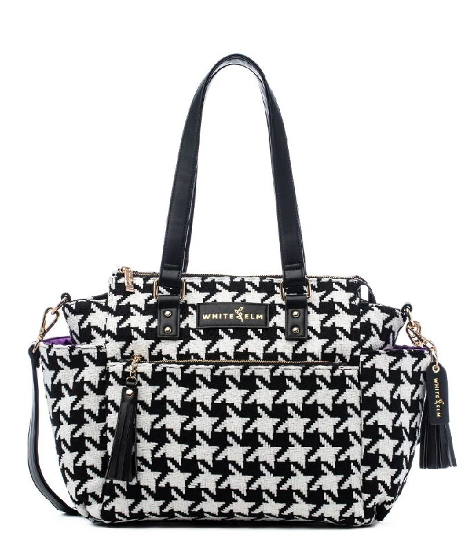 Gemini Mini Convertible Backpack - Houndstooth