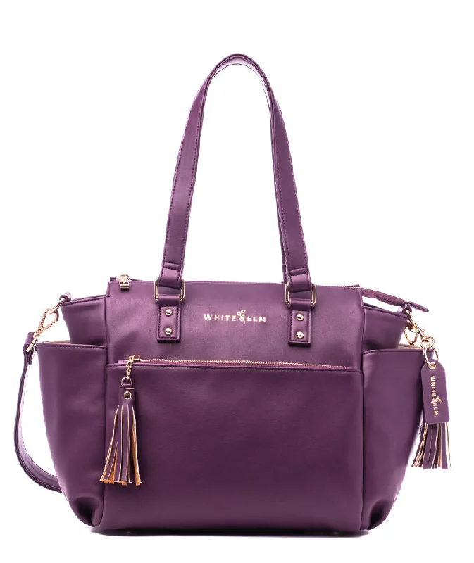 Gemini Mini Convertible Backpack - Plum