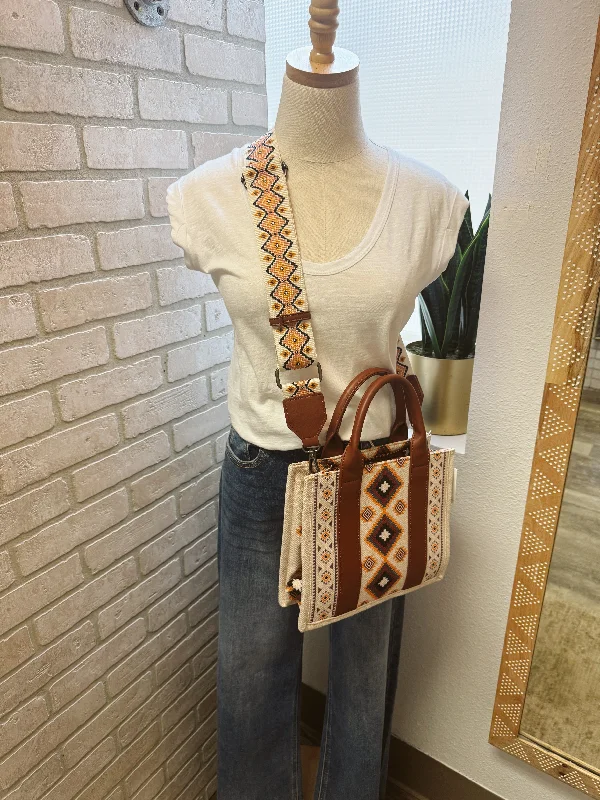 Ivory Boho Western Purse