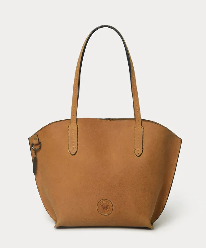 Capri Tan Leather Shoulder Bag