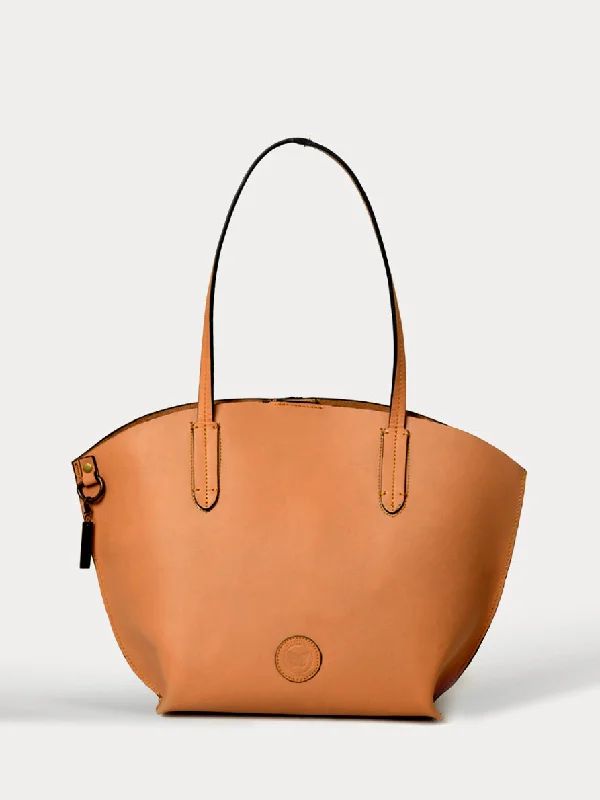 Capri Natural Leather Shoulder Bag