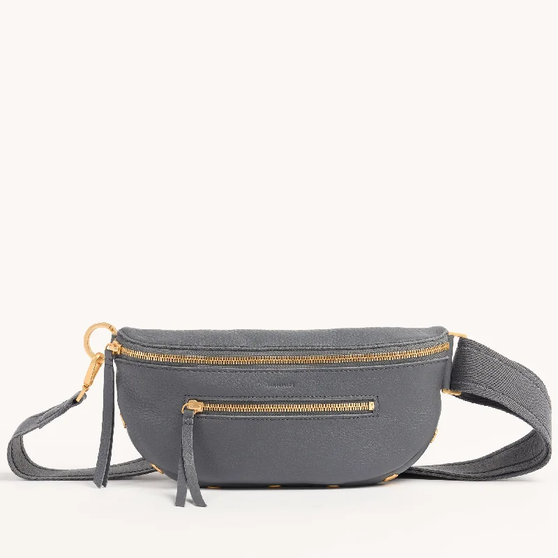 Charles Crossbody | Sonnet Grey/Brushed Gold | Med