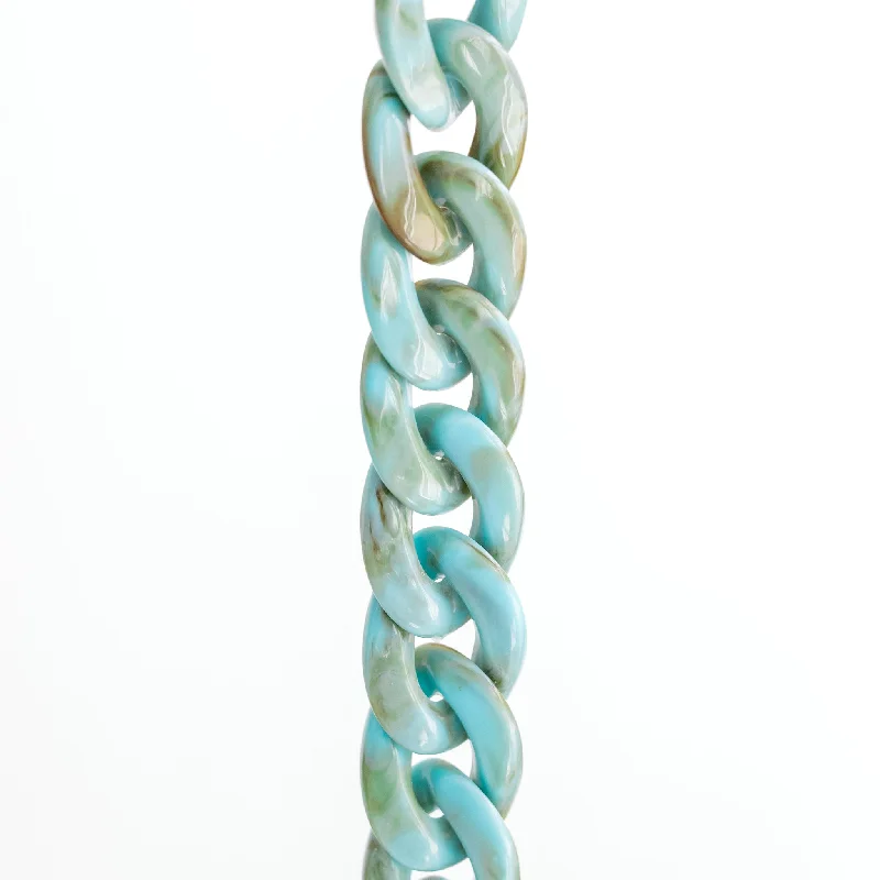 Chunky Chain Strap in Turquoise