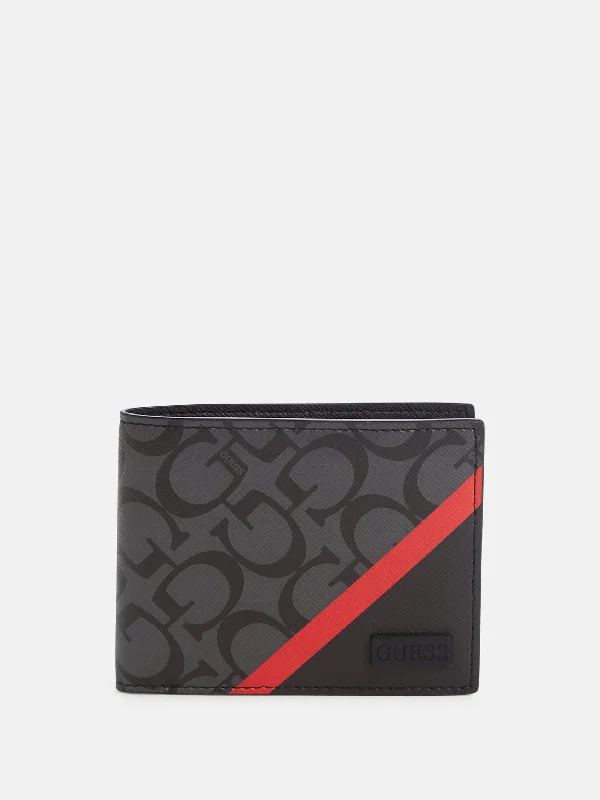 Color-Block Logo Bifold Wallet