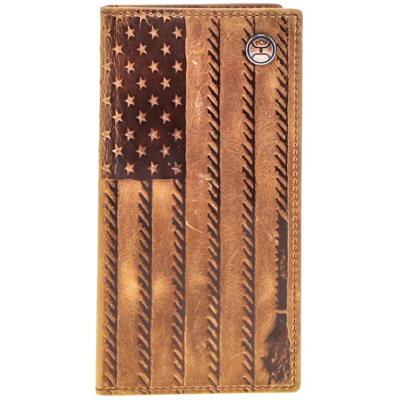 "Liberty Roper Tan Rodeo Hooey Wallet