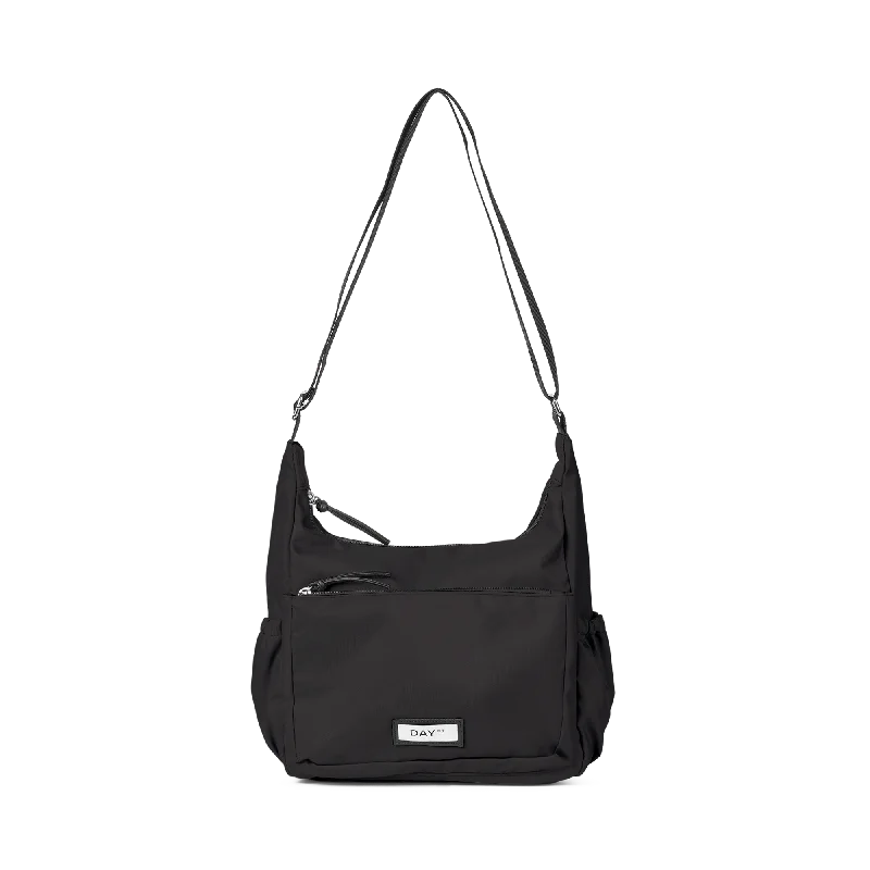 Large Nylon Tri Crossbody Bag