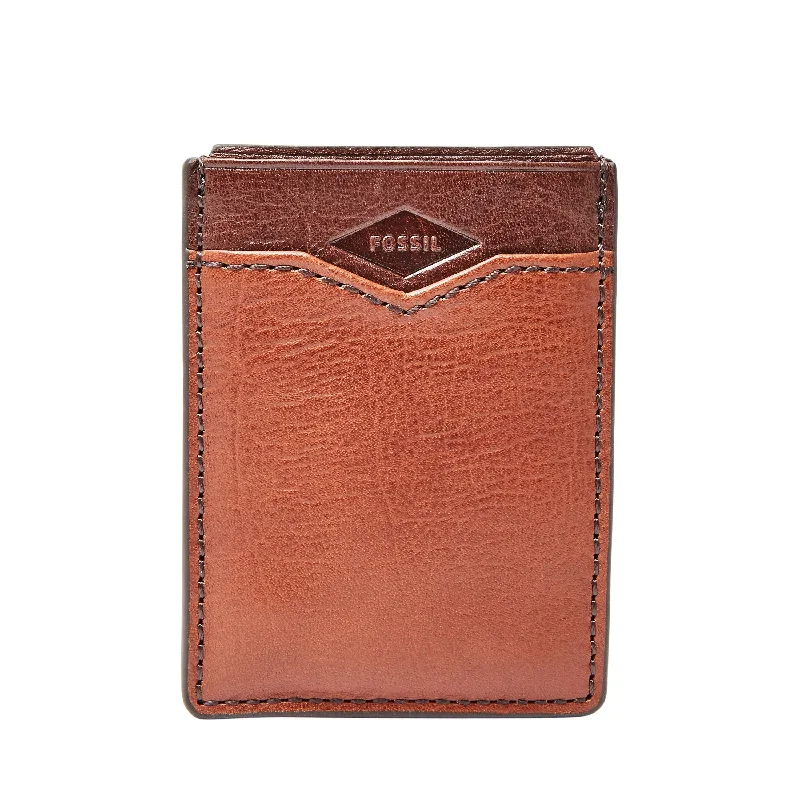 Fossil Men's Easton RFID Leather Front Pocket Wallet