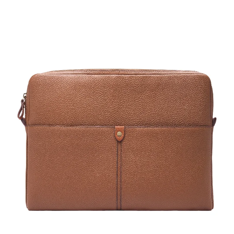 Fossil Men's Gifts Leather Laptop Sleeve