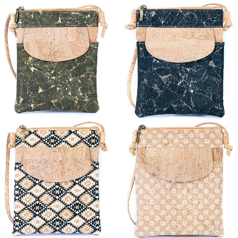 Women's Cork Phone Bag - Eco-Friendly and Stylish BAGP-011-MIX-4（4units）