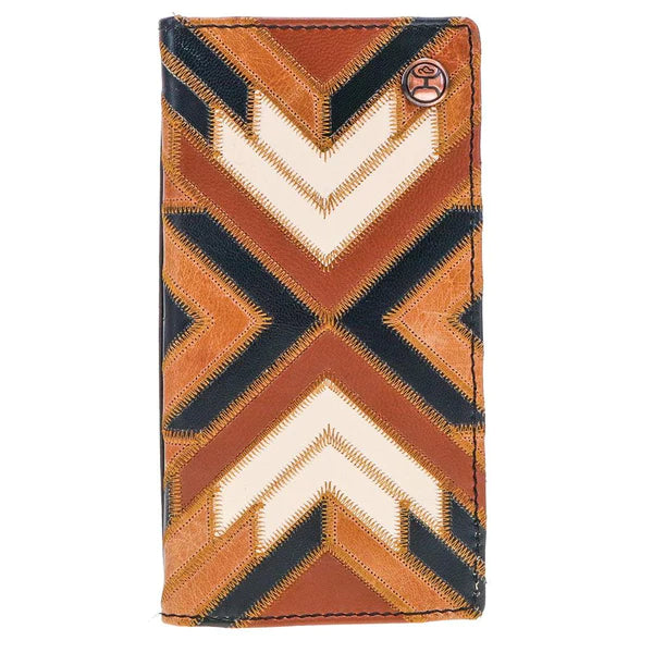 Hooey "Montezuma" Rodeo Brown/Black Wallet