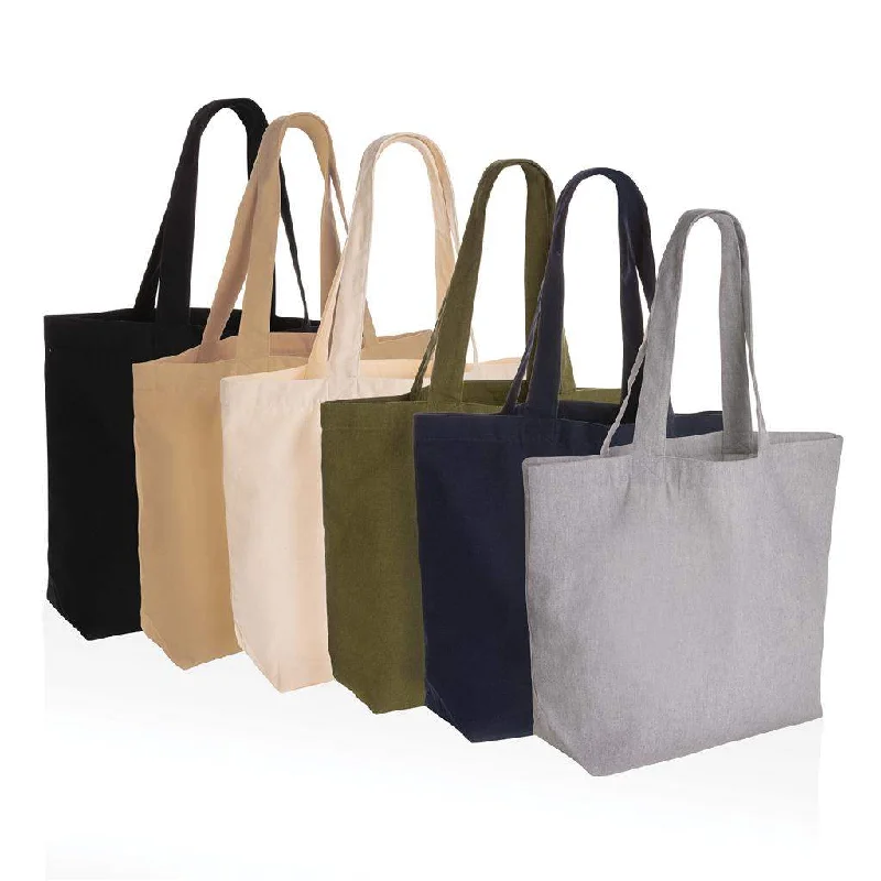 Impact Aware™ 240 gsm rcanvas shopper with pocket undyed