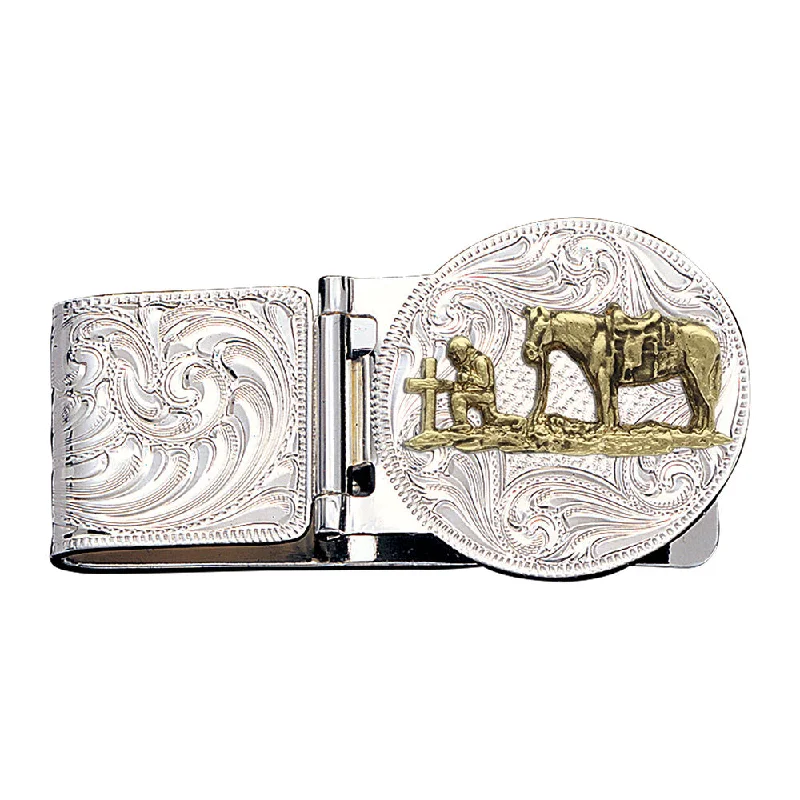 Montana Silversmith Christian Cowboy Hinged Money Clip