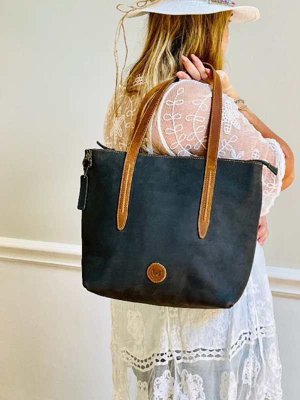 Medium Black Tote