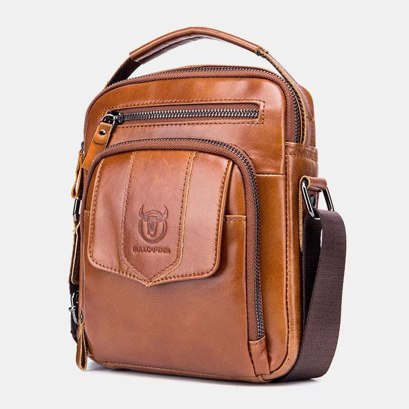 Men's Casual Leather Business Vintage Crossbody Bag