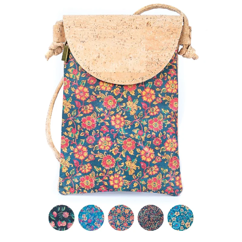 Printed Cork Women's Mini Crossbody Phone Bags BAGP-020