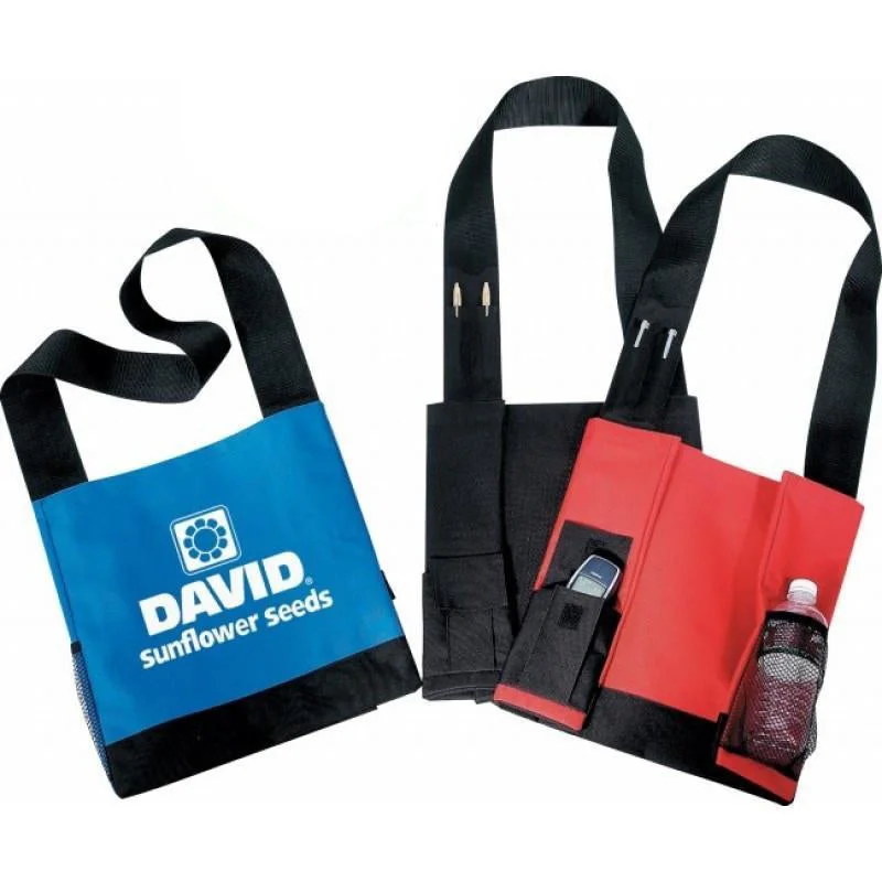 Economical Polyester Tote Bag W/Long Shoulder Strap