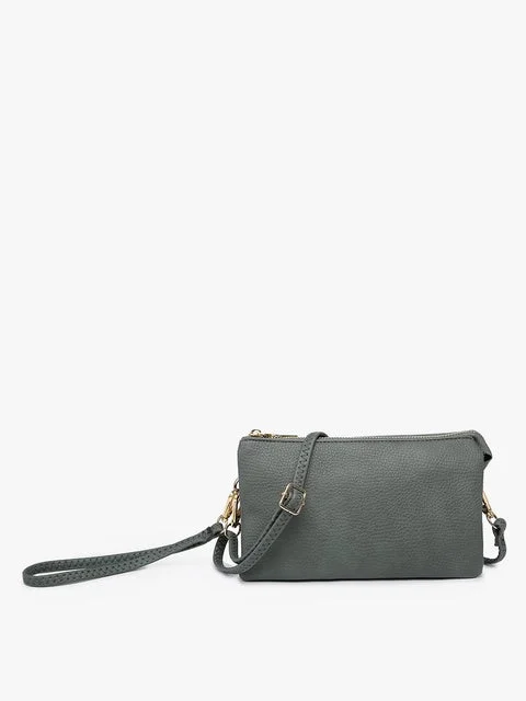 Riley Wristlet Crossbody - Slate