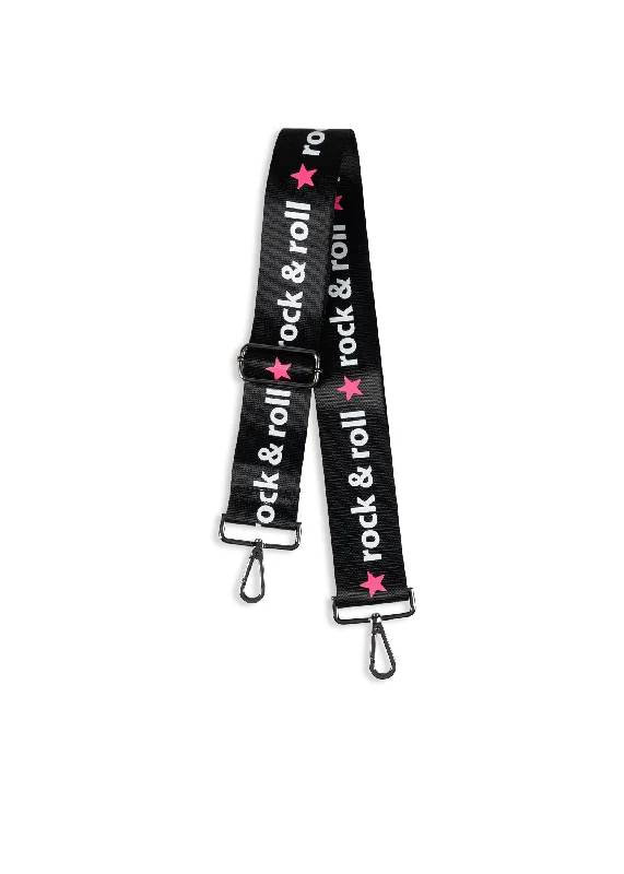 Rock & Roll Hot Pink Star Handbag Strap- FINAL SALE