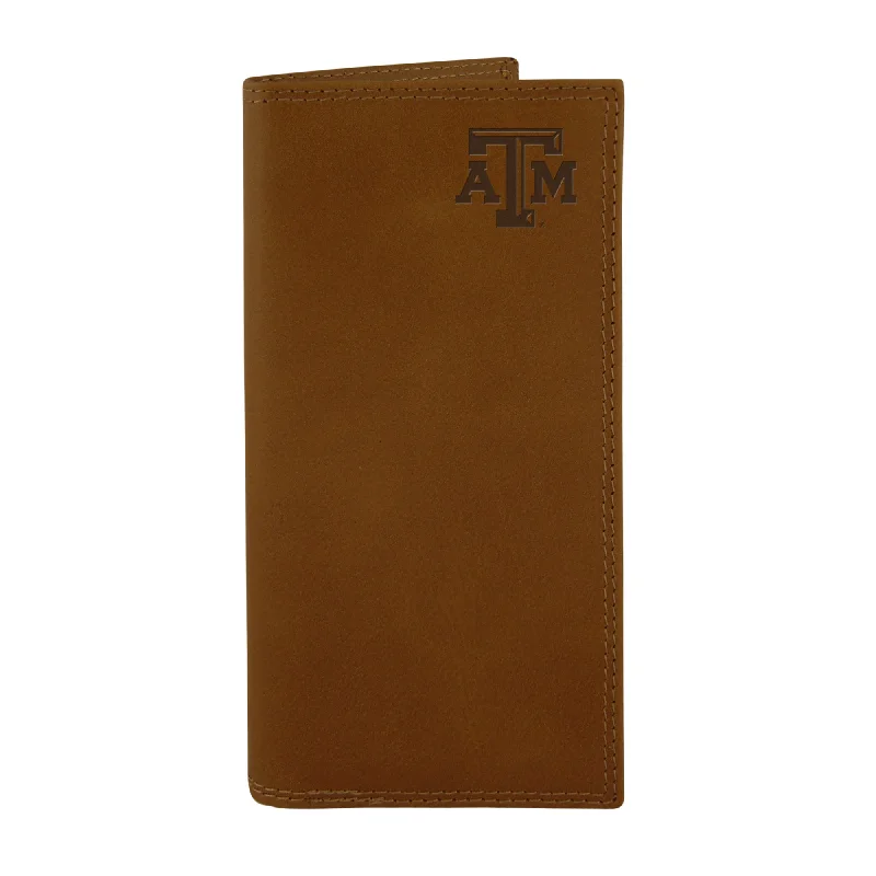 Tan Leather Roper Wallet w/ Embossed Logo