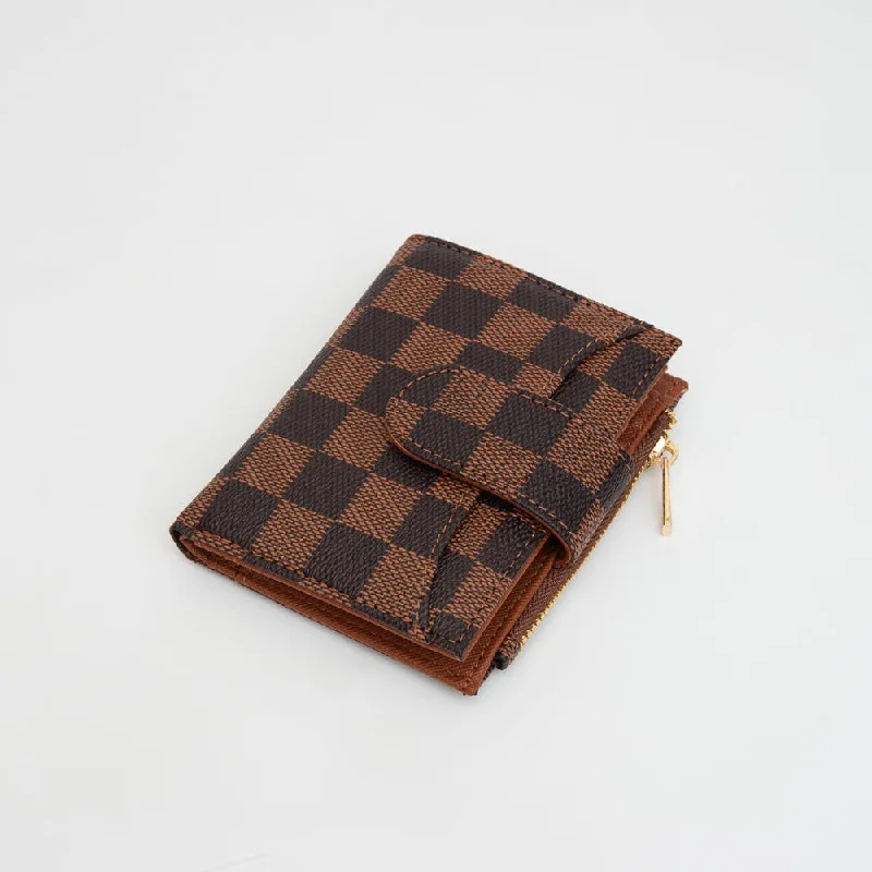 TG10712 Checker Print Wallet