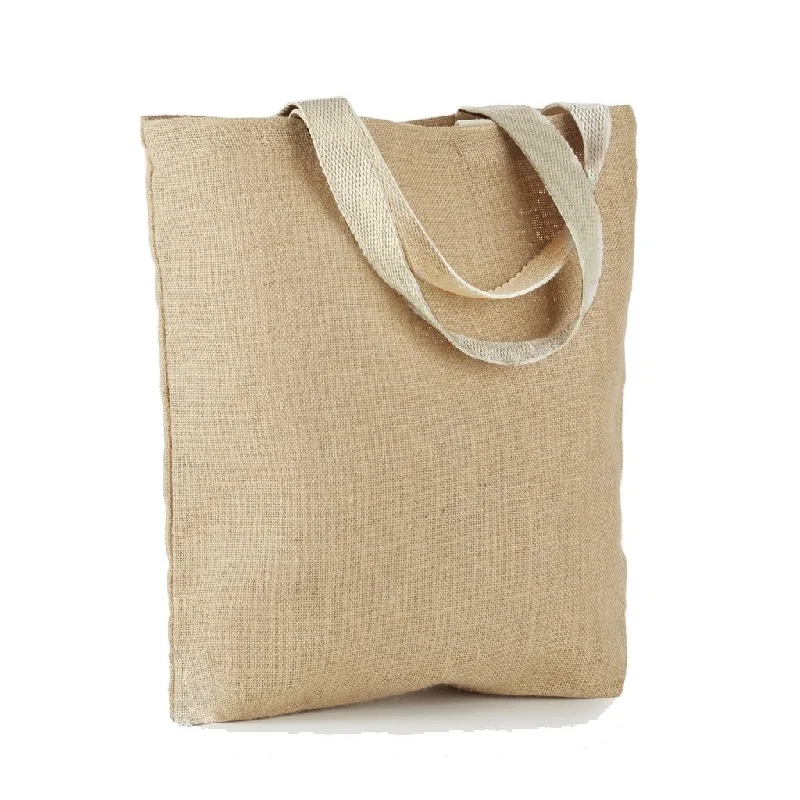 Wholesale Burlap Bags - Promotional Jute Tote Bags - TJ300