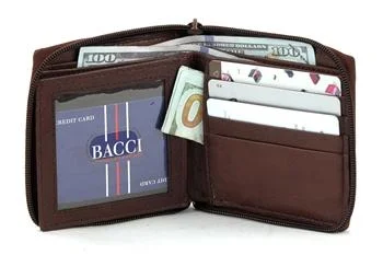 Mens Zippered Wallets: Best Travel Wallet Mens Zippered Leather Travel Wallet Organizer for the Modern Traveler - Bayfield Bags